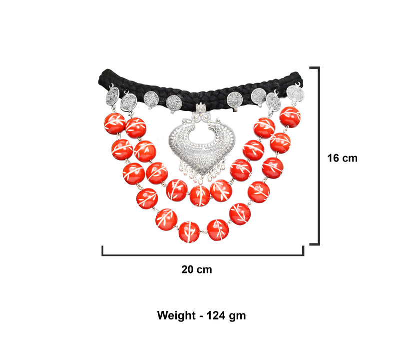Red Necklace for Girls and Women-UFH201