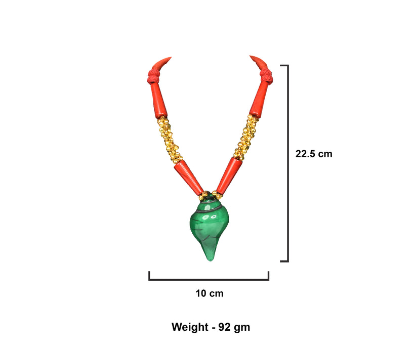 Chemical Beaded Fashion Designed Pendant Necklace for Women and Girls-UFH309