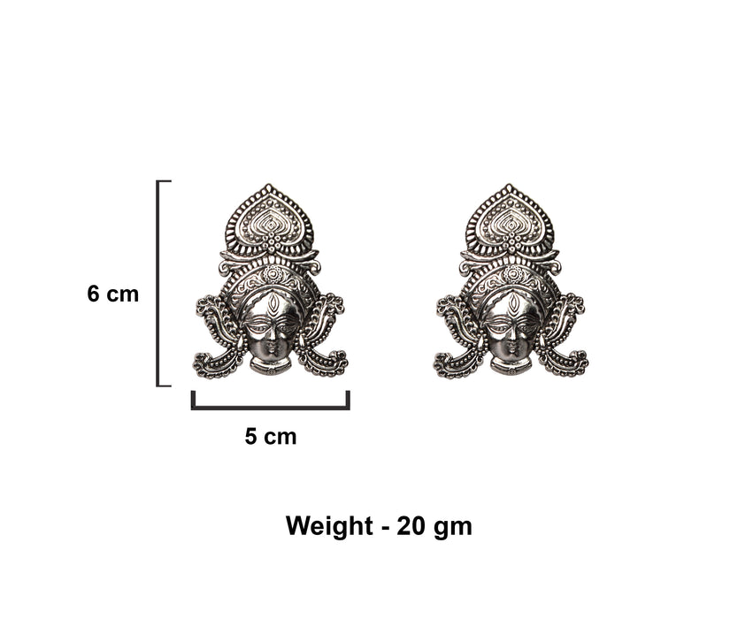 Oxidised Stud Earrings for Women and Girls-UFH327
